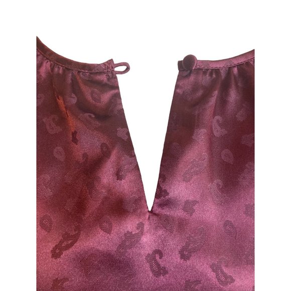 J.Crew Burgundy Long Sleeve Midi Dress Size 00 - Picture 2 of 8